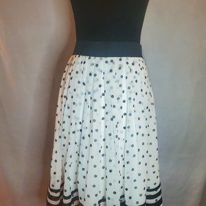 White House Black Market Polka Dot Skirt